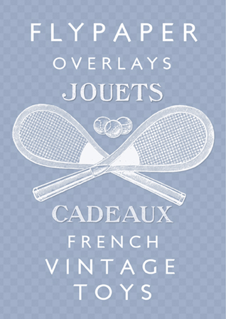 French Vintage Toys overlay label