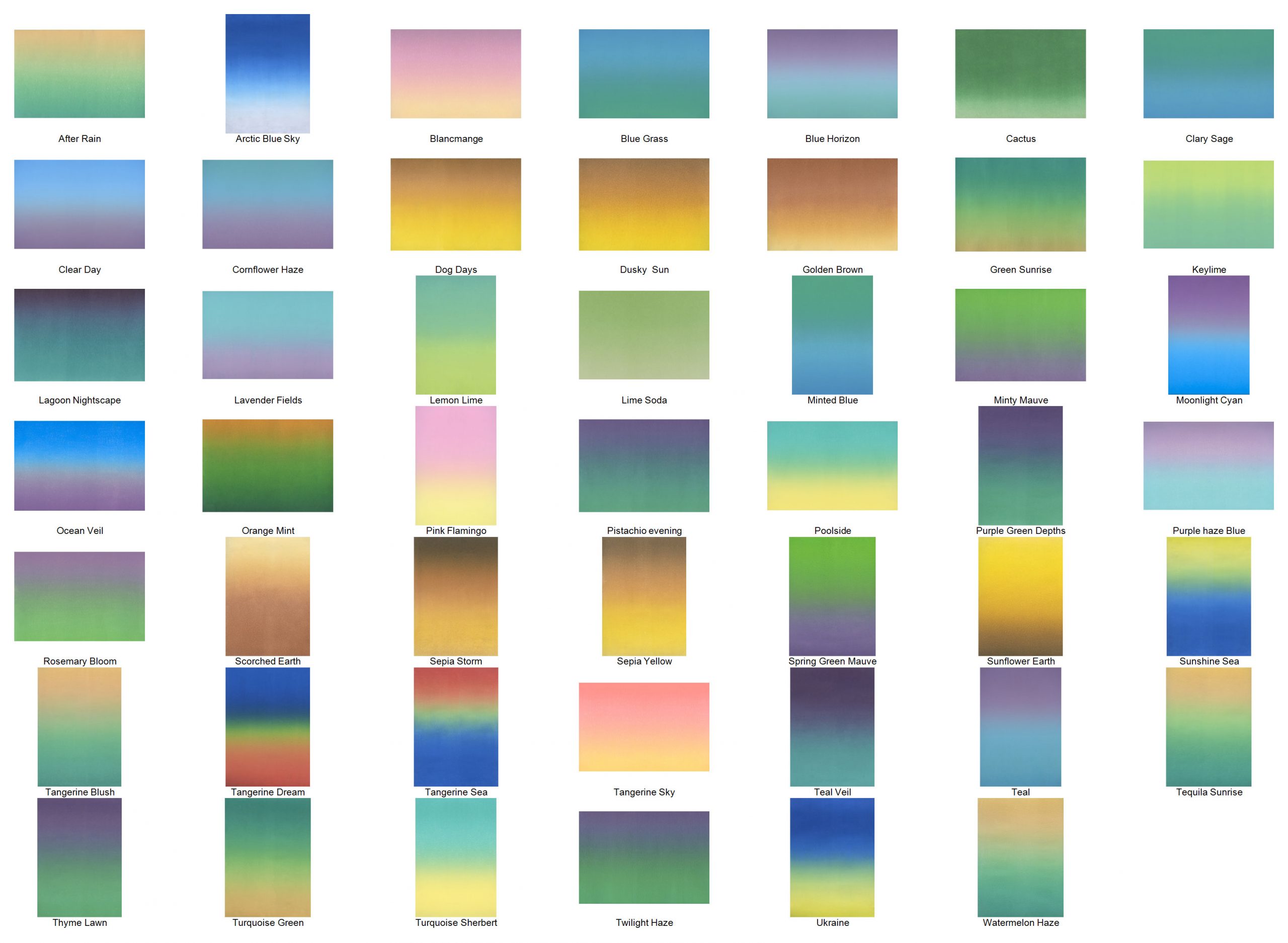 Organic Gradients mosaic