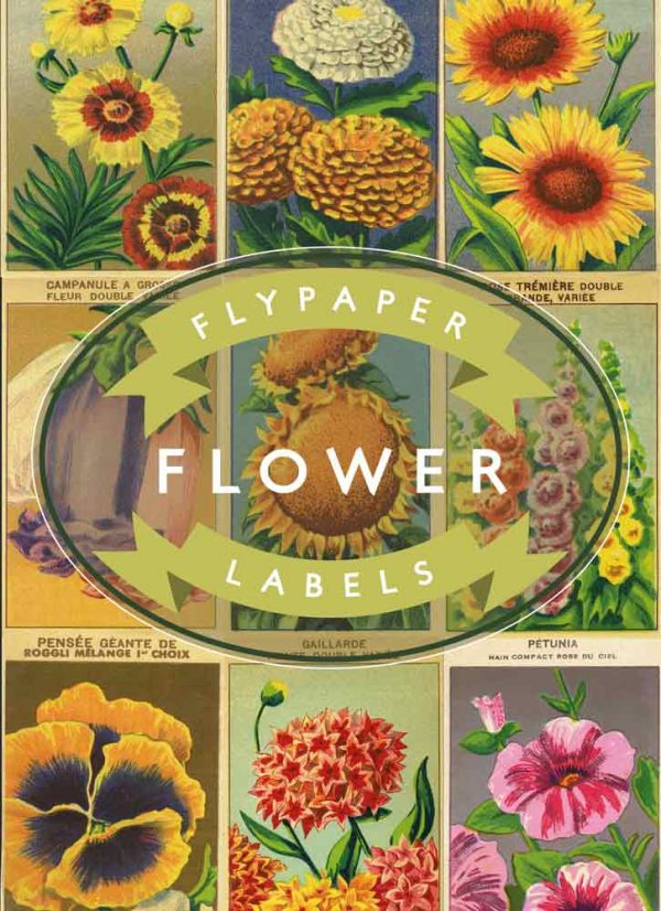 Flypaper Vintage Flower labels