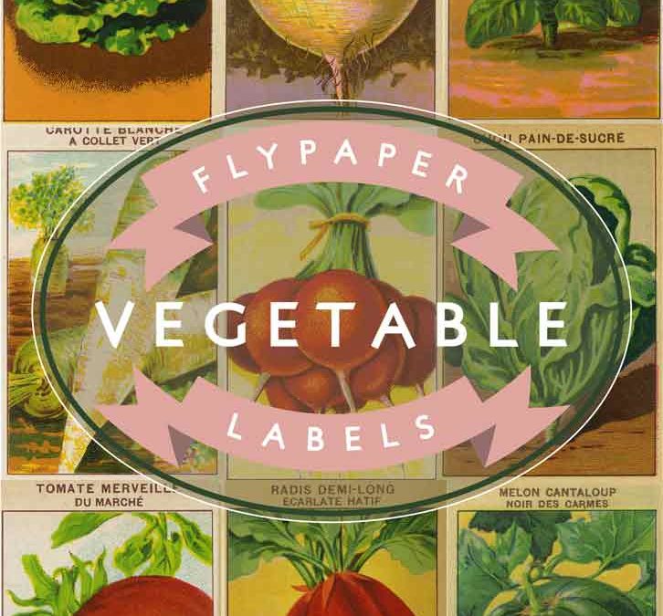 Vintage French Vegetable Seed Labels