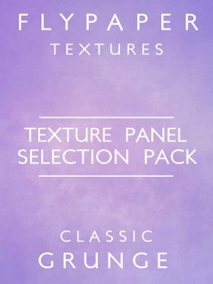 Flypaper texture panel selection label